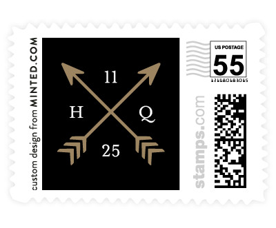 'Celebration Script (D)' wedding postage