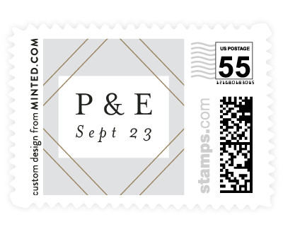 'Chic Mat (C)' wedding stamps