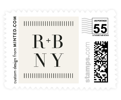 'Stately' wedding stamp