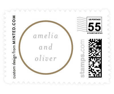 'Simply XOXO' wedding stamps