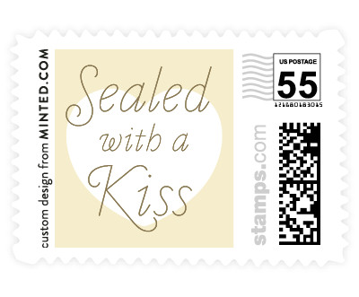 'Ribbons (D)' wedding stamp