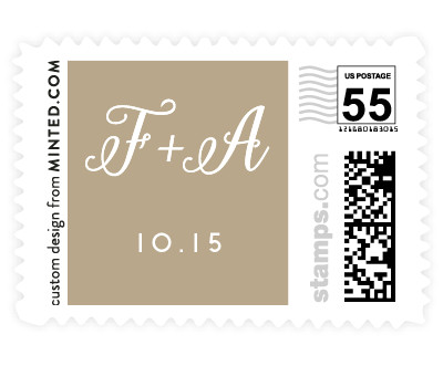 'Stylish And Elegant' wedding stamps