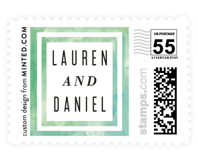 'Abstract Art (B)' wedding postage