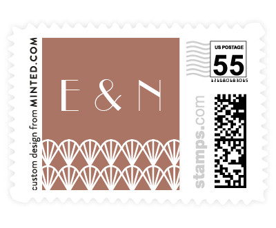 'Gatsby Style (C)' wedding postage