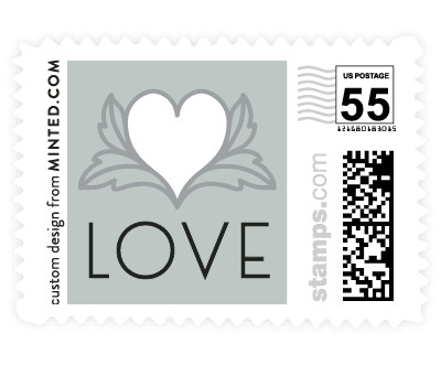 'Ornate Deco (C)' wedding postage