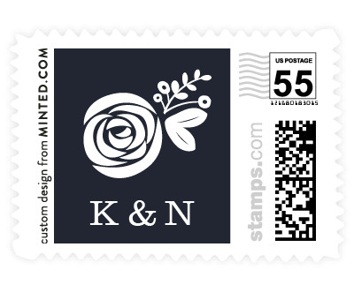 'Gilded Blooms (C)' wedding stamps