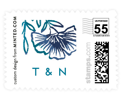 'Floral Vines (B)' postage