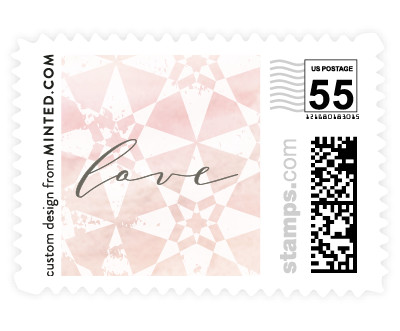 'Distressed Tile' wedding stamps