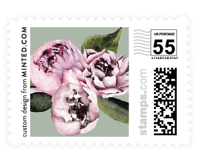 'Peony (F)' postage