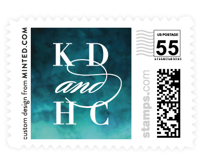 'Indigo Sea (B)' postage