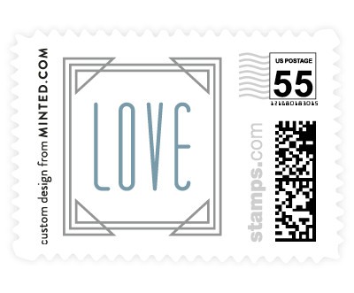 'Framed Deco Elegance (C)' wedding postage