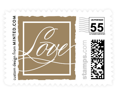 'Deckled Edge (C)' postage