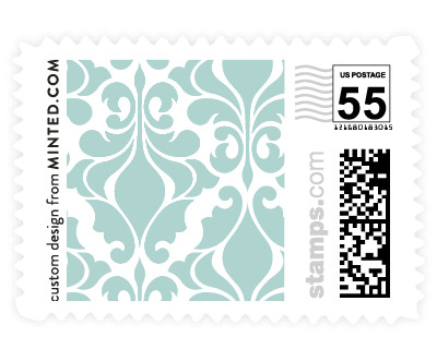 'Damask Waterfall (B)' stamp