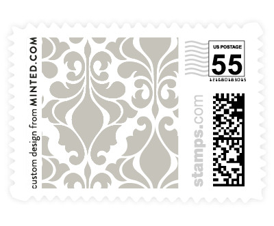 'Damask Waterfall (C)' wedding postage