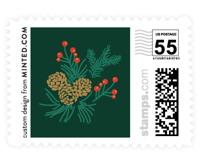 'Holiday Wedding' postage