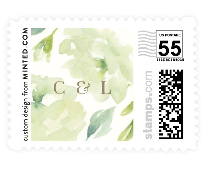 'Southern Garden' wedding postage