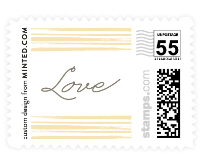 'Bianco' wedding stamp