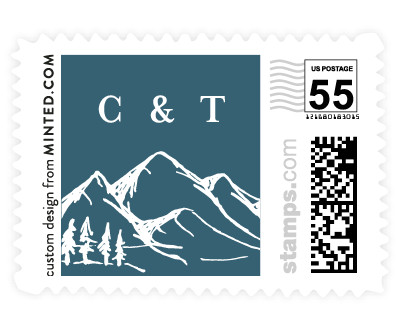 'Blue Ridge (D)' postage