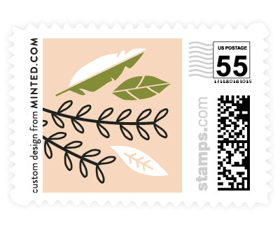 'Bohemian Wreath (E)' wedding stamp