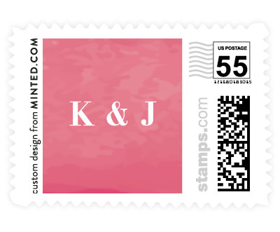 'Ombre Stripes (C)' postage