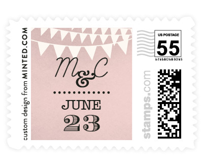 'Love Story (B)' wedding stamps